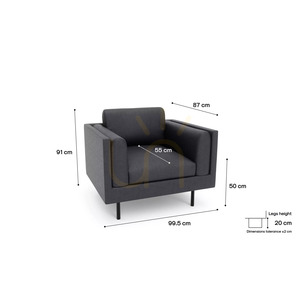 Kreslo CHELSEA – Gray City Sofa small 4