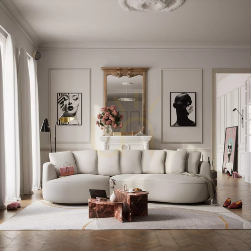 Skontrolujte Rohová pohovka BELLEVILLE pre 4 osoby – Cream City Sofa