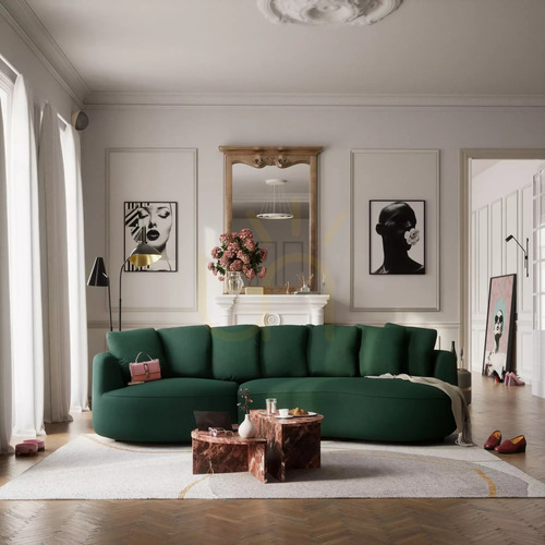 Skontrolujte Rohová pohovka BELLEVILLE pre 4 osoby – Green City Sofa