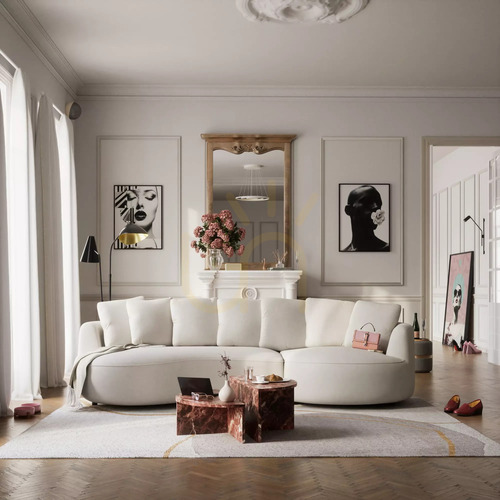 Skontrolujte Rohová pohovka BELLEVILLE pre 4 osoby – Cream City Sofa