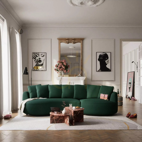 Skontrolujte Rohová pohovka BELLEVILLE pre 4 osoby – Green City Sofa