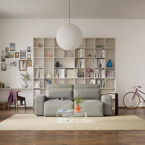 Rozkladacia trojsedačka JORDAAN – z jaseňového dreva od City Sofa small 1