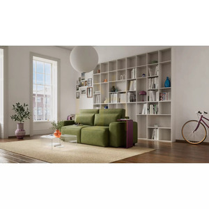 Rozkladacia trojsedačka JORDAAN – farba khaki od City Sofa small 7