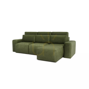Univerzálna rohová rozkladacia pohovka JORDAAN – farba khaki od City Sofa small 3