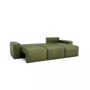 Univerzálna rohová rozkladacia pohovka JORDAAN – farba khaki od City Sofa small 4