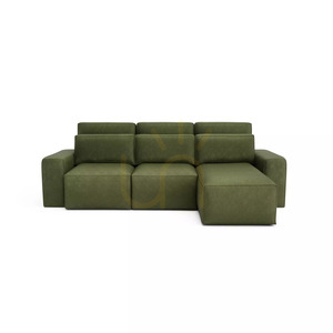 Univerzálna rohová rozkladacia pohovka JORDAAN – farba khaki od City Sofa small 0