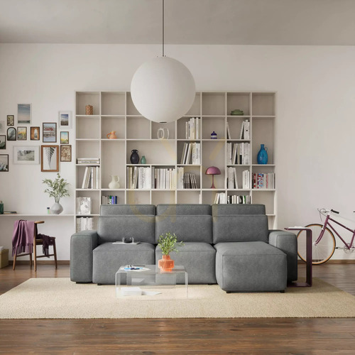 Skontrolujte Univerzálna rohová rozkladacia pohovka JORDAAN – Gray City Sofa