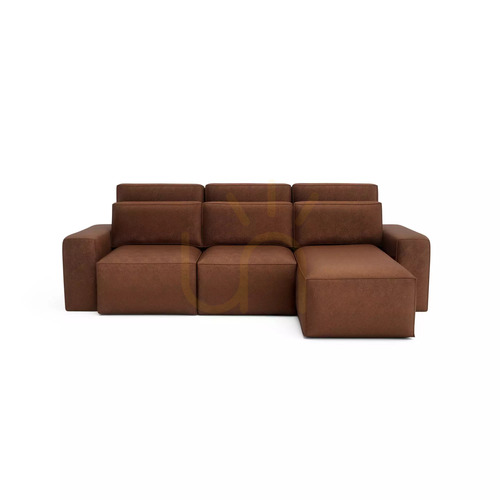 Skontrolujte Univerzálna rohová rozkladacia pohovka JORDAAN – tehlovo červená, City Sofa