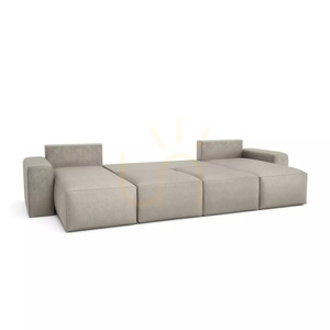 Rozkladacia rohová pohovka JORDAAN – v tvare písmena U – Cream City Sofa small 4
