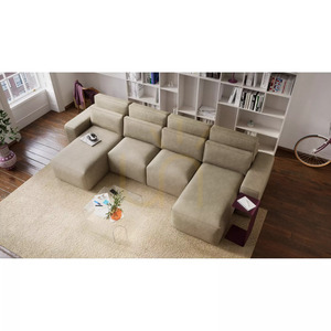 Rozkladacia rohová pohovka JORDAAN – v tvare písmena U – Cream City Sofa small 6