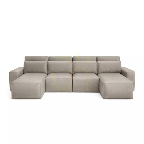 Skontrolujte Rozkladacia rohová pohovka JORDAAN – v tvare písmena U – Cream City Sofa