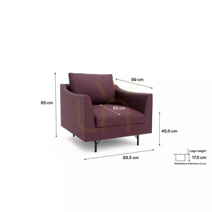 Kreslo ALFAMA – Pohovka Burgundy City small 4