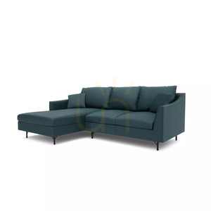 Rohová pohovka ALFAMA pre 4 osoby – tmavomodrá, City Sofa small 3