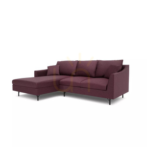 Rohová pohovka ALFAMA pre 4 osoby – Burgundy City Sofa small 3