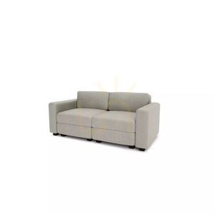 Modulárna dvojmiestna pohovka GRACIA – béžovo-sivá pohovka City small 3