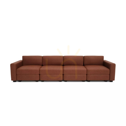 Skontrolujte Modulárna štvormiestna pohovka GRACIA – farba terakota od City Sofa