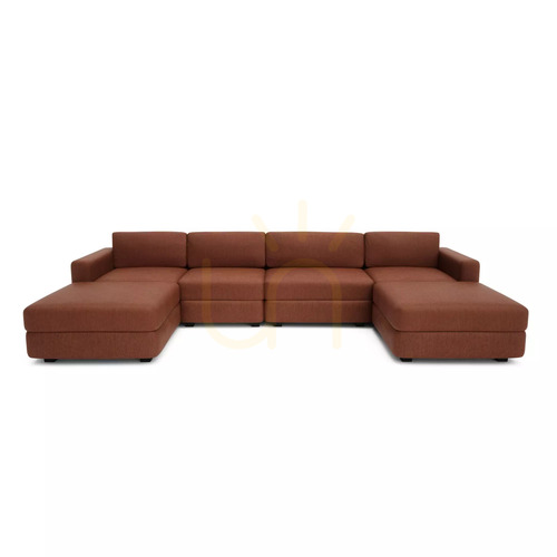 Skontrolujte Modulárna pohovka GRACIA – v tvare písmena U, 180 x 340 x 180 cm – farba terakota od City Sofa