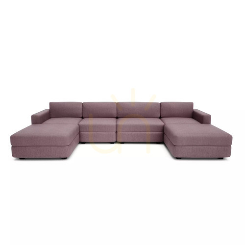 Skontrolujte Modulárna pohovka GRACIA – v tvare písmena U, 180 x 340 x 180 cm – jemne ružová, City Sofa