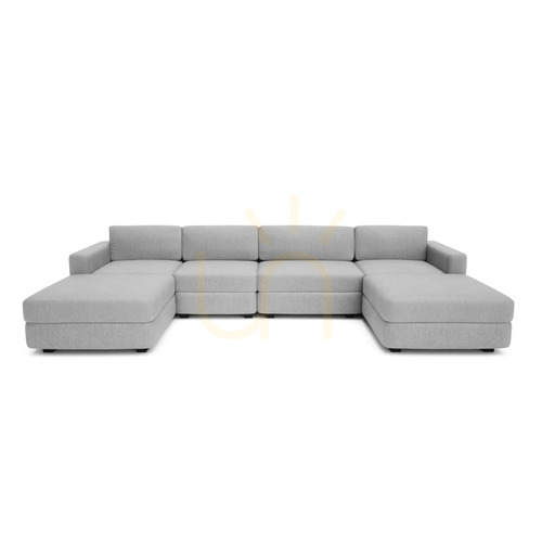 Skontrolujte Modulárna pohovka GRACIA – v tvare písmena U, 180 x 340 x 180 cm – City Sofa Gray