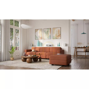 Modulárna pohovka GRACIA – krajný modul – farba terakota od City Sofa small 13