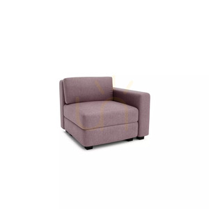 Modulárna pohovka GRACIA – krajný modul – farba tlmená ružová od City Sofa small 2