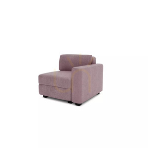 Modulárna pohovka GRACIA – krajný modul – farba tlmená ružová od City Sofa small 3