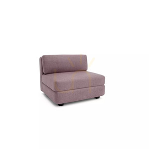 Modulárna pohovka GRACIA – veľký samostatný modul – v jemnej ružovej farbe od City Sofa small 2