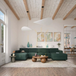 Modulárna pohovka GRACIA – veľký modul s podnožkou – pohovka Green City small 1