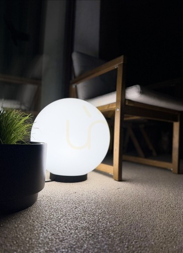 Skontrolujte Moderná dekoratívna záhradná guľa LUNA BALL 30 cm – LED E27, PREMIUM, odolná voči UV