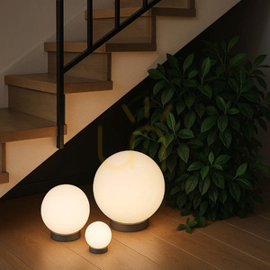 Dekoratívna svietiaca záhradná lampa guľa LUNA BALL 50 cm – LED E27, PREMIUM, odolná voči UV small 8