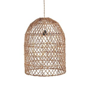 Tienidlo závesného svietidla Bazar Bizar XIOMARA S, pletený banánový list, prírodné, ø20 cm small 2