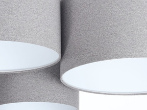 Stropné stropné svietidlo Classic Elements 60W E27 sivobiela plstená stropná lampa 3 Stropné stropné svietidlo Classic Elements 60W E27 sivobiela plstená stropná lampa small 3