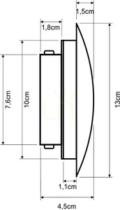 Nástenné svietidlo Sigma DROP LED šalviová 41564 small 1