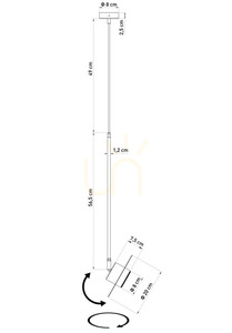 Závesné svietidlo Sigma CHARLIE S 1,5m teplá béžová 41766 small 2