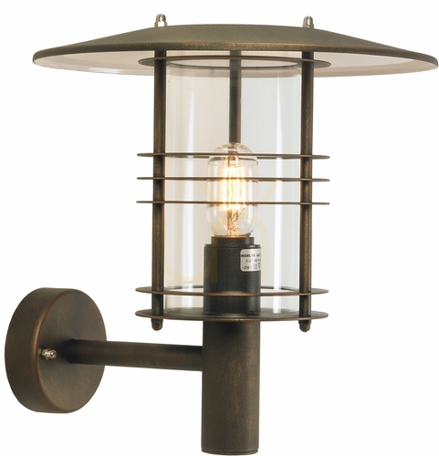Skontrolujte Vonkajšia nástenná lampa Stockholm 280BC, meď, E27, NORLYS