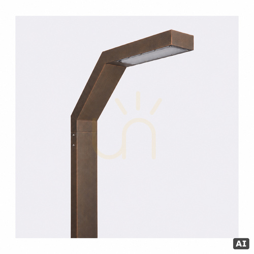 Skontrolujte Záhradné stĺpové svietidlo Norlys Trysil 1058BC medená patina, LED 8,6 W 3000 K, DALI2, 263 cm