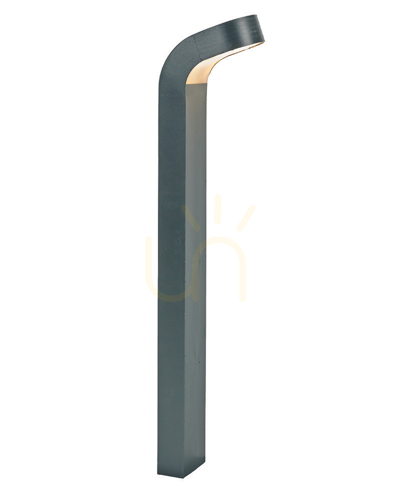 Molde DC1899GR 24V LED Garden Bollard Graphite 80 cm NORLYS