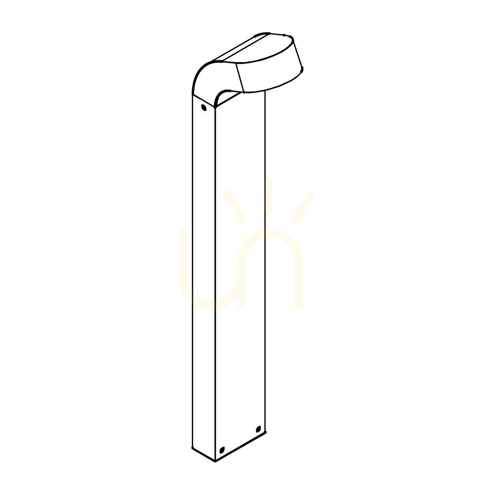 Molde DC1903BL Schwarz NORLYS LED-Stehlampe