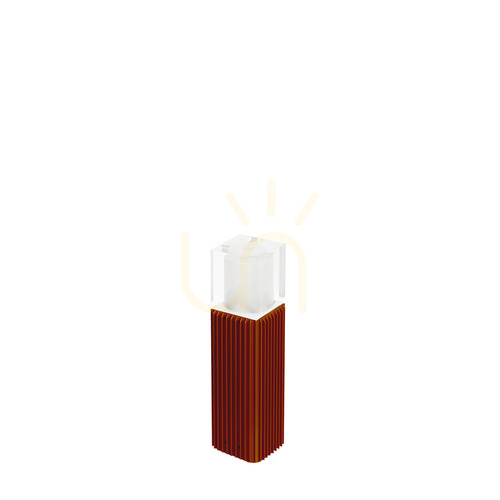 Skontrolujte LED stĺpikové svietidlo NORLYS Frigga 2152CB, medenohnedé