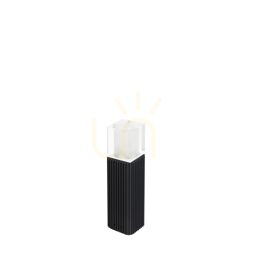 Stojaca lampa Frigga 2152GR s LED osvetlením v šedej farbe od NORLYS