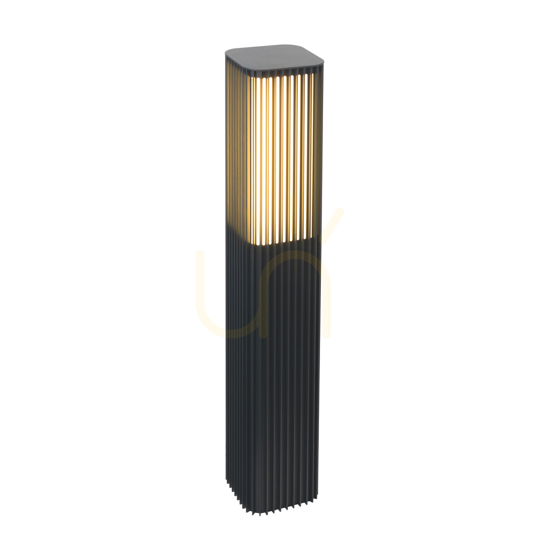 Astrid 2213GR Gray LED Floor Lamp by NORLYS