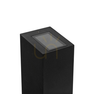 Vonkajšie nástenné svietidlo NORLYS Lillehammer 2282BL čierne RAL 9005, LED 4,5 W 4000 K, svetlo nadol, DALI2 small 1