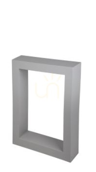 Hellvik 2406AL Silver LED Floor Lamp by NORLYS