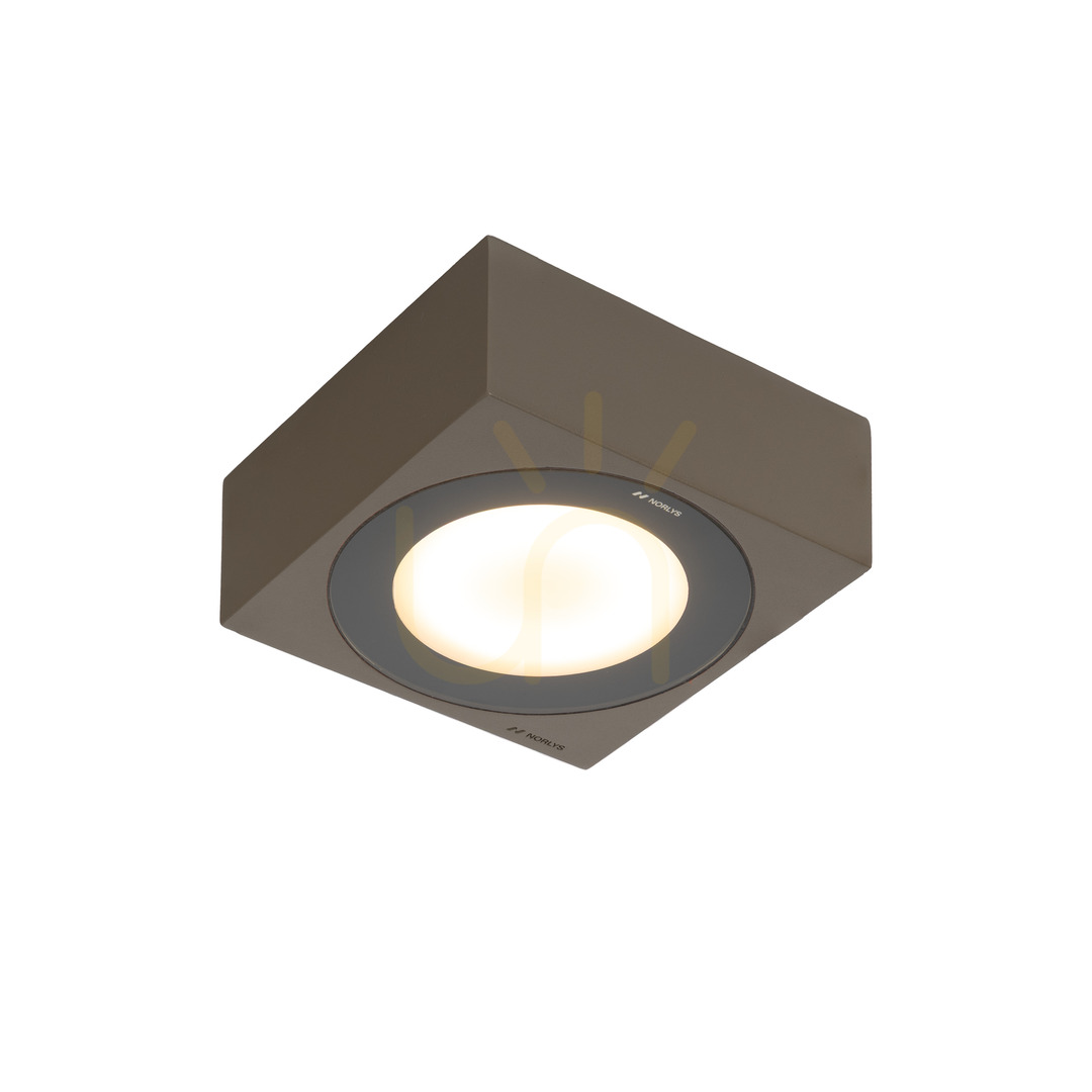 Hitra 2462GB Gray LED Outdoor Ceiling Light by NORLYS