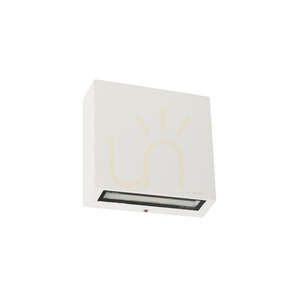 Vonkajšie nástenné svietidlo LED Nora 2495WH, 8 W, 2700 K, DALI2, svetlo nadol, biele RAL 9003 – NORLYS small 1
