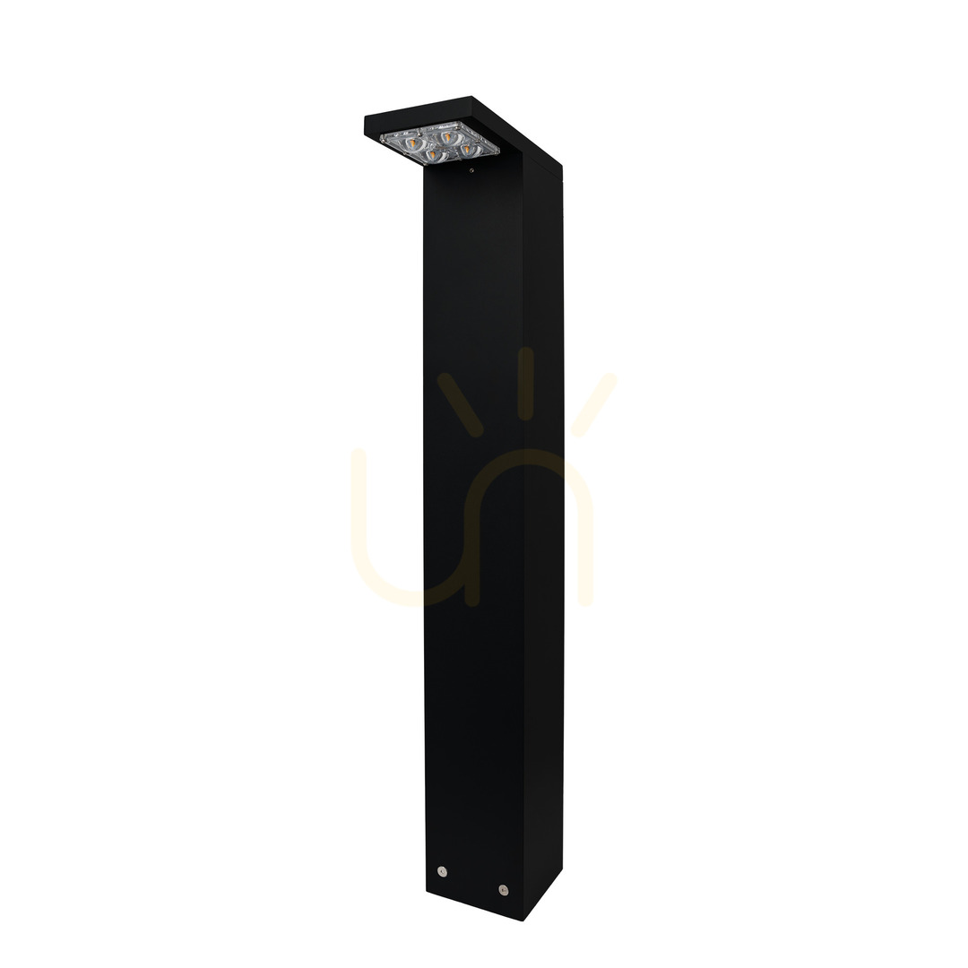 Stojaca lampa Skara 2940BL s čiernymi LED žiarovkami od NORLYS