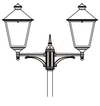 Skontrolujte Záhradná lucerna „London 4130 BC Copper“ s LED osvetlením od NORLYS