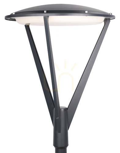 Skontrolujte Záhradná lucerna Hammerfest 5133GR v šedej farbe s LED osvetlením od NORLYS