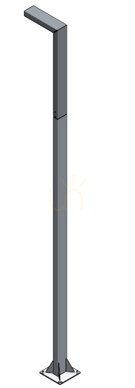 Osvetľovací stĺp NORLYS Asker 5222GB LED 300 cm sivobéžový IP65