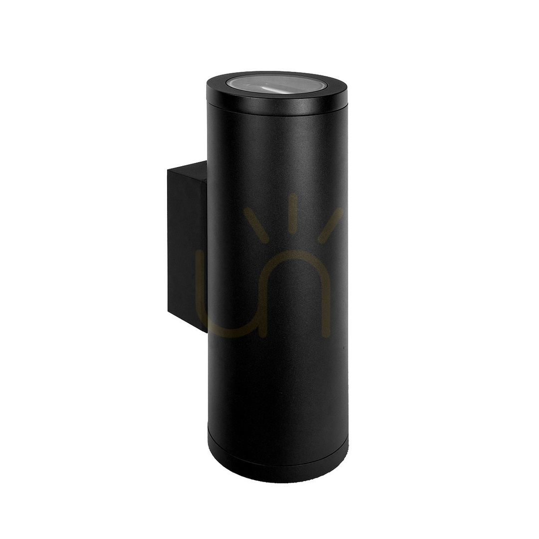 NORLYS Lysfjord 6404BL LED outdoor wall light, black, IP65